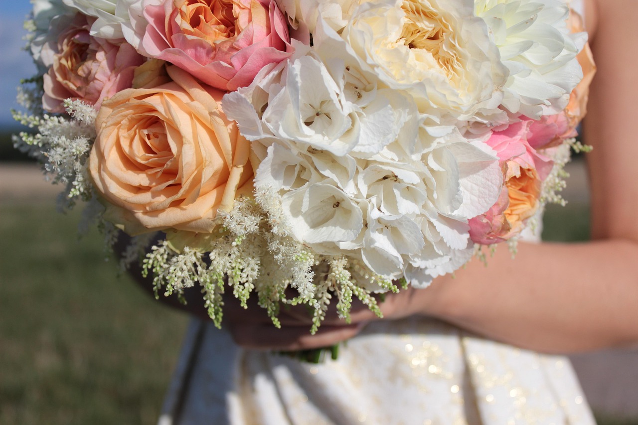 Flowers in an outdoor setting